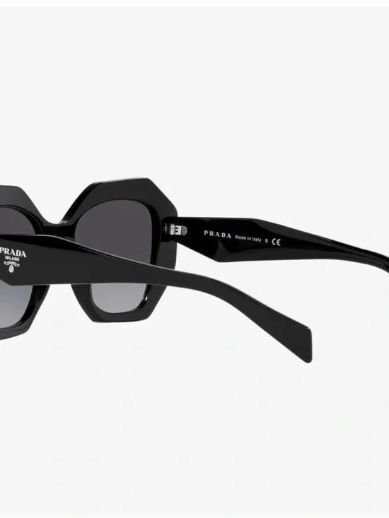 Prada Black Geometric Oversized Sunglasses - Picture 4 of 10